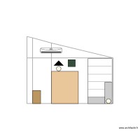 1 fen&ecirc;tre - Mur lateral sejour fauteuil parall&egrave;le fen&ecirc;tre