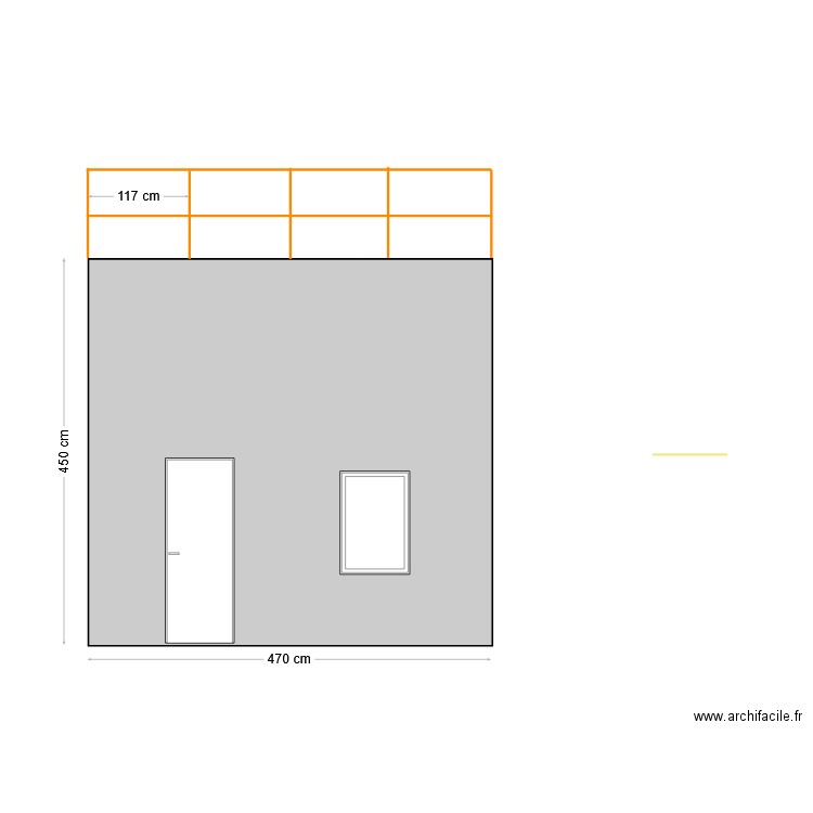 Façade Est. Plan de 0 pièce et 0 m2