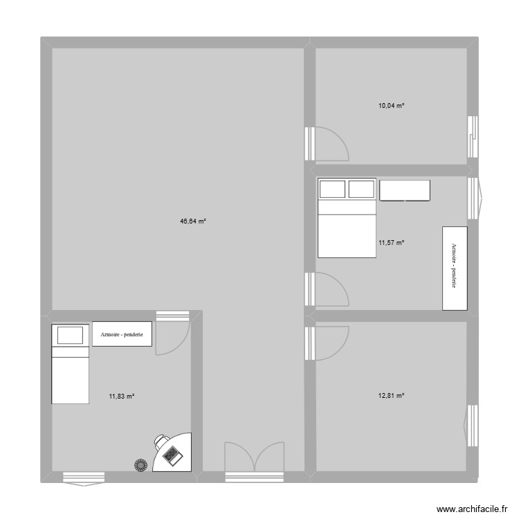 logement. Plan de 0 pièce et 0 m2