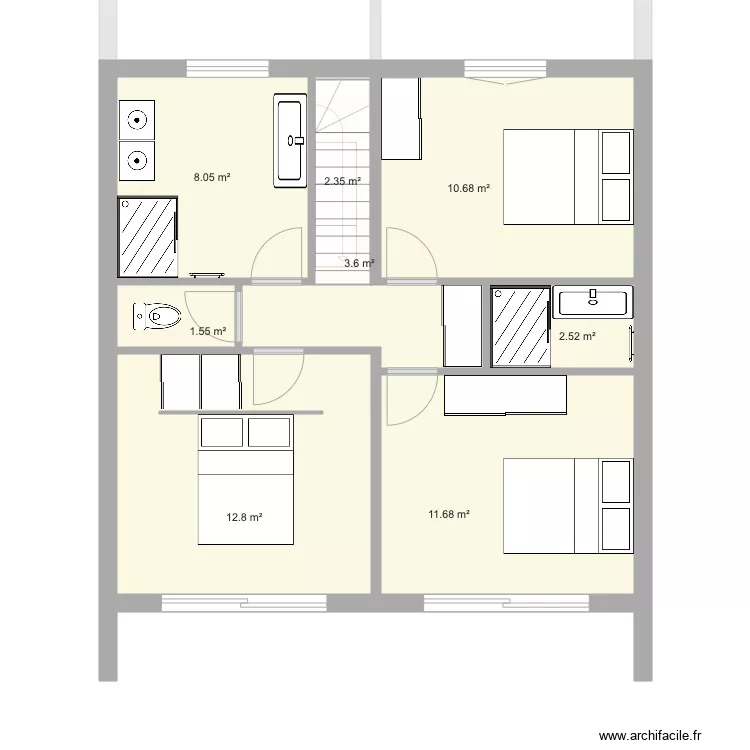 Maison Projet 9 - 112m2. Plan de 