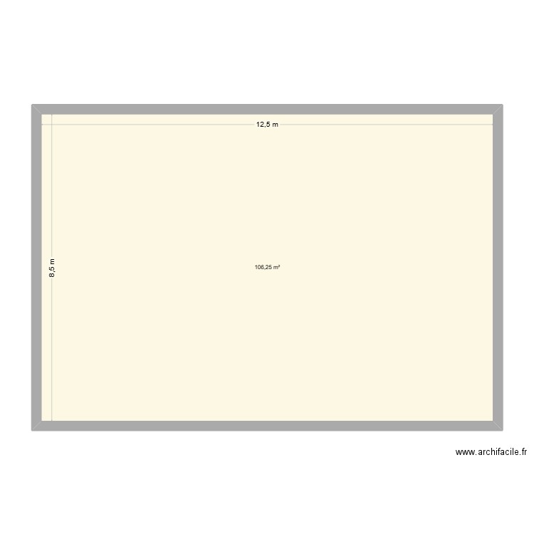 Premier maison - V2. Plan de 1 pièce et 106 m2
