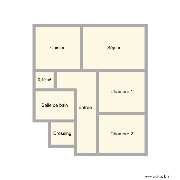 2506 CTS JOLIVET. Plan de 8 pièces et 19 m2