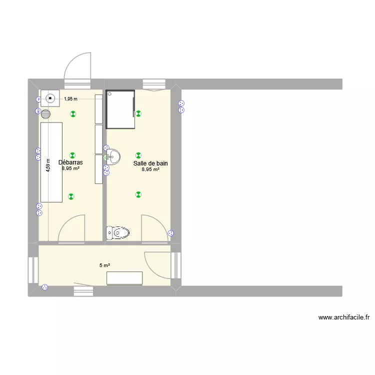 extension_v2. Plan de 3 et 23 m² extension_v2. Plan de 3 et 23 m²