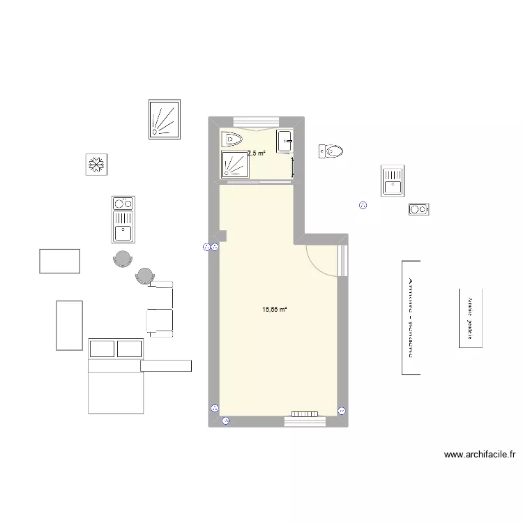 appartement. Plan de 
