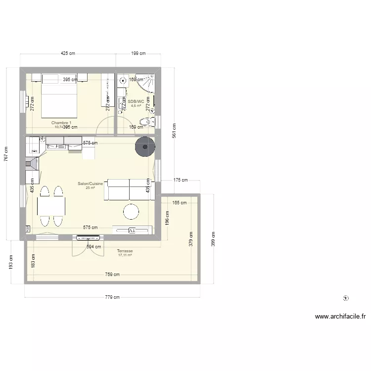 Plan Chalet. Plan de 0 pièce et 0 m2