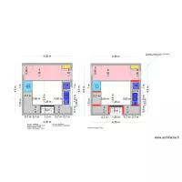Plan de Cuisine Duplex 1 70cm