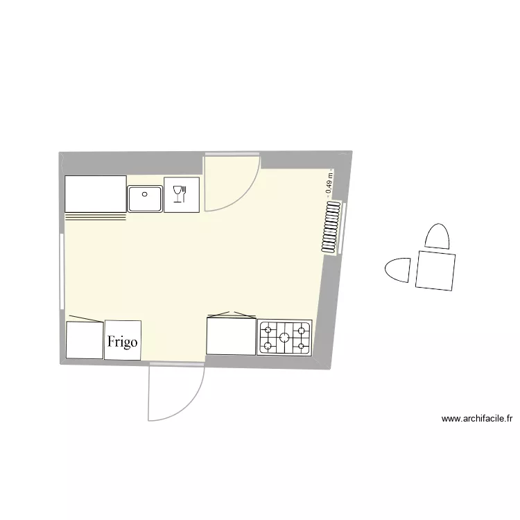 FrédéricPATIENT - MALIKA. Plan de 1 et 14 m² FrédéricPATIENT - MALIKA. Plan de 1 et 14 m²