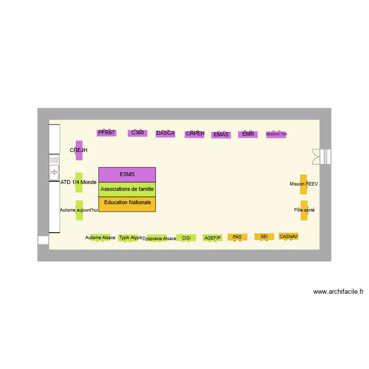 salle du bas. Plan de 1 Pièce et 19 m² salle du bas. Plan de 1 Pièce et 19 m²