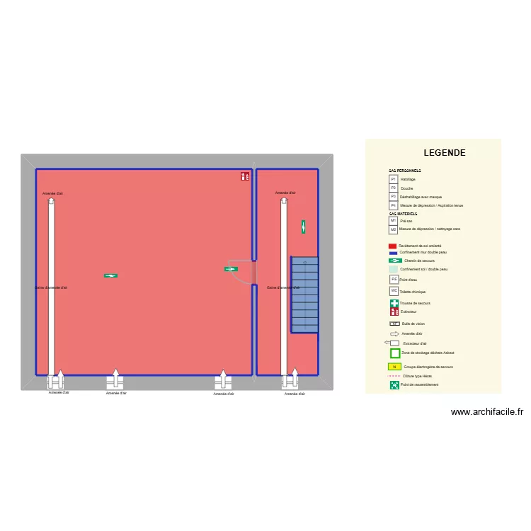AF042073 commune Fisch 1er étage. Plan de 2 et 68 m² AF042073 commune Fisch 1er étage. Plan de 2 et 68 m²