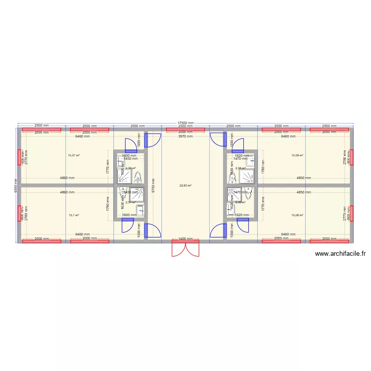 4н по 15. Plan de 