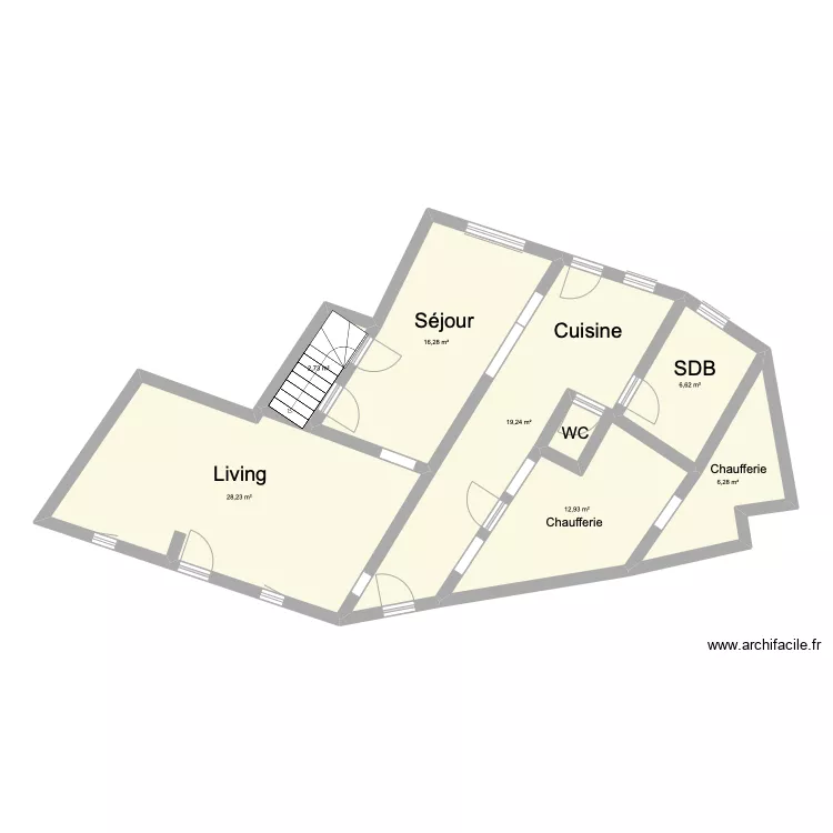 THULIN . Plan de 