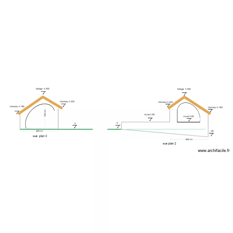 carport coupes. Plan de 
