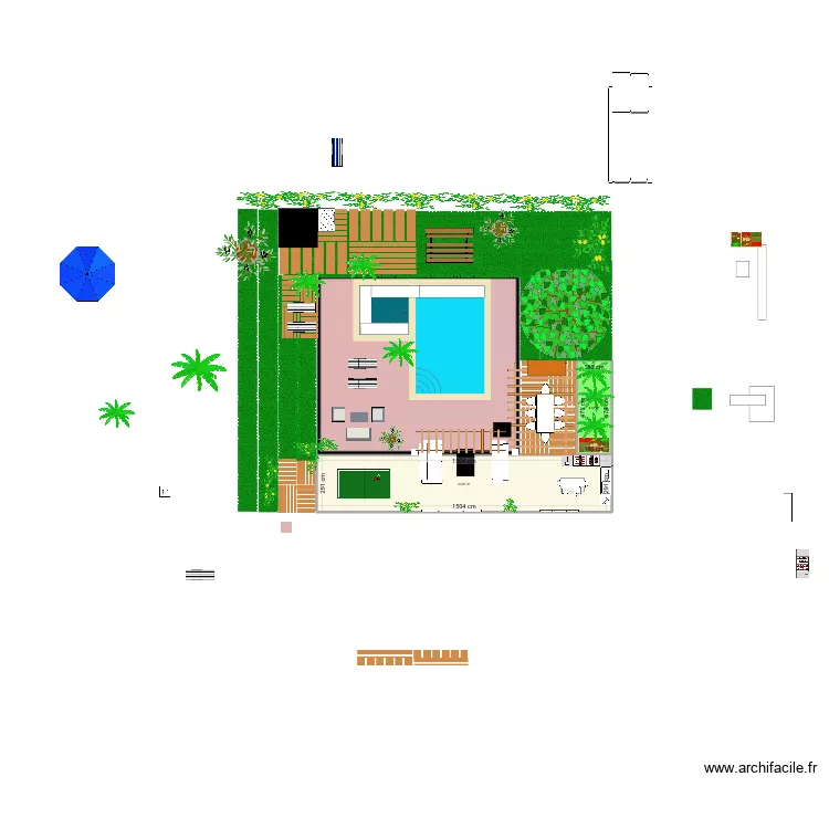 Ext&eacute;rieur mont Vernon 3 vol 28. Plan de 