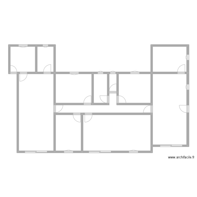 PLAN MAISON ISOLATION THERMIQUE. Plan de 12 pièces et 161 m2