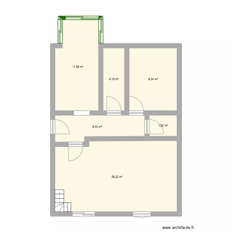 RDC KERDAVID. Plan de 6 et 60 m² RDC KERDAVID. Plan de 6 et 60 m²