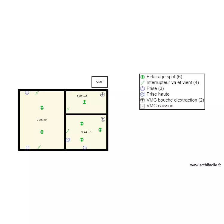 D&eacute;pot 2. Plan de 