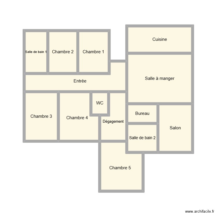 2410 GERMAIN. Plan de 14 pièces et 31 m2
