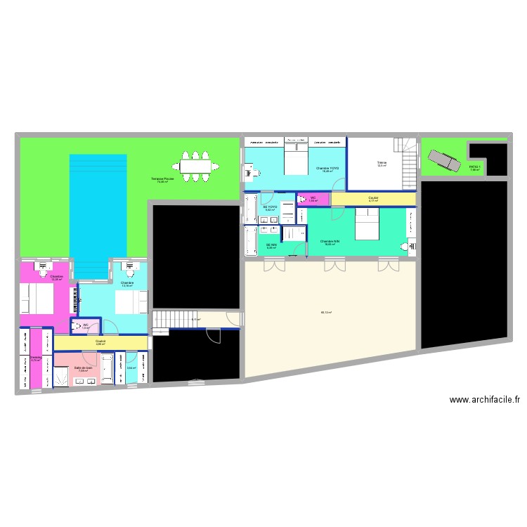 LASSEPPE PRO MAJ RDC. Plan de 22 pièces et 362 m2