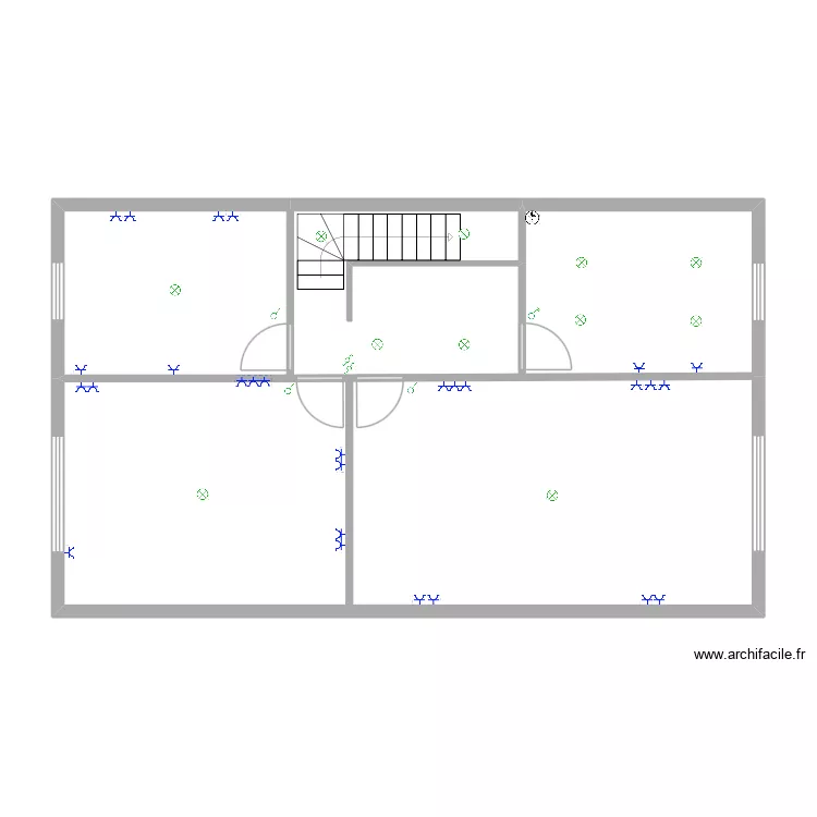 godet etage. Plan de 2  et 79 m²
