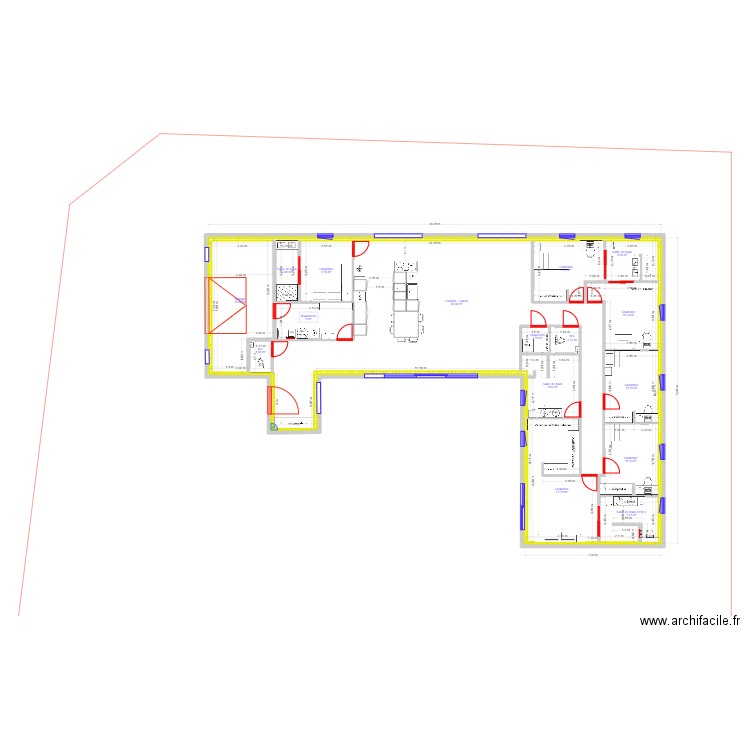 20 chemin des Ormes - 03110 Cognat Lyonne - 2025 - meublé. Plan de 16 pièces et 389 m2