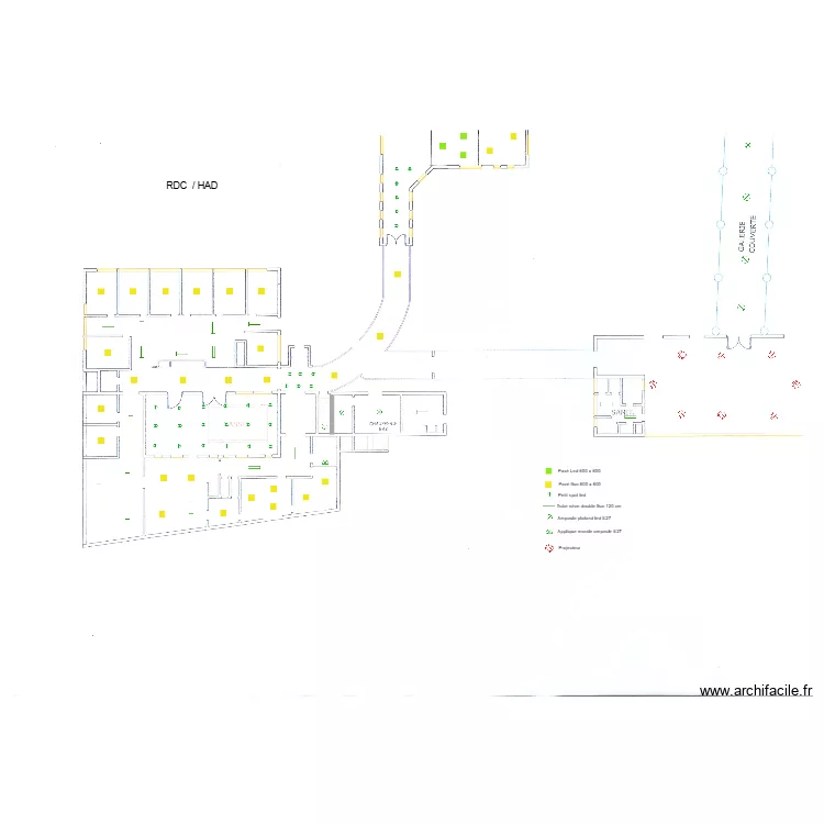Relamping RDC / HAD. Plan de 