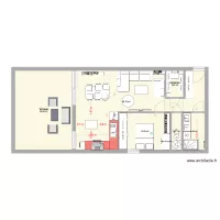 Appart en p&eacute;tant un seul mur version 1