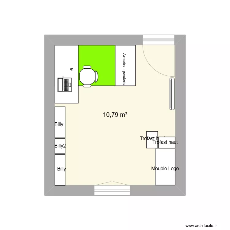 Chambre André 4. Plan de Chambre André 4. Plan de
