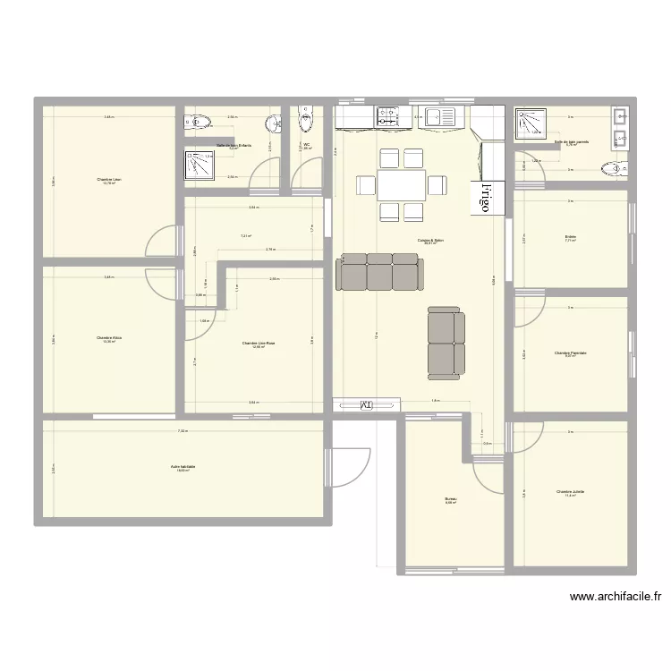 fiona. Plan de 13 et 152 m² fiona. Plan de 13 et 152 m²