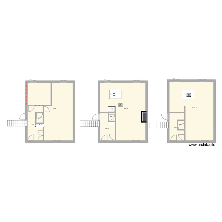 maison tinqueux. Plan de 0 pièce et 0 m2
