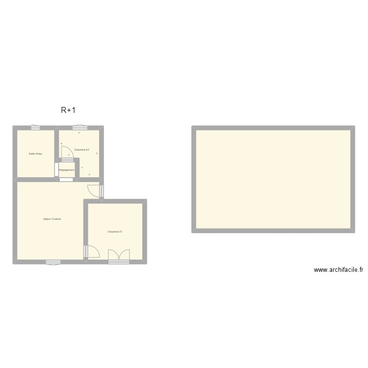 350601816. Plan de 6 pièces et 122 m2