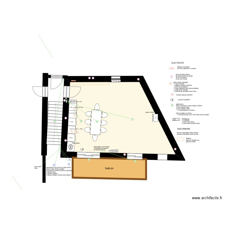202511_Gars_Extension. Plan de 2 pièces et 49 m2