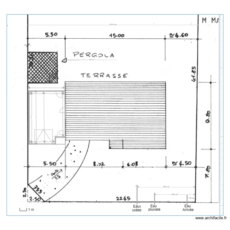 Canalisations. Plan de 