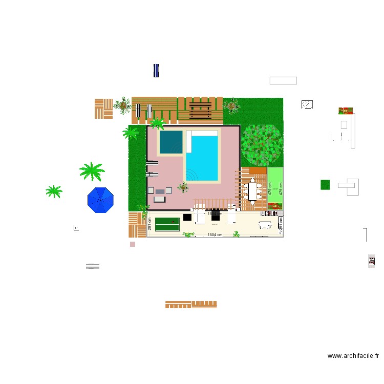 Extérieur mont Vernon 3 vol 27. Plan de 2 pièces et 52 m2