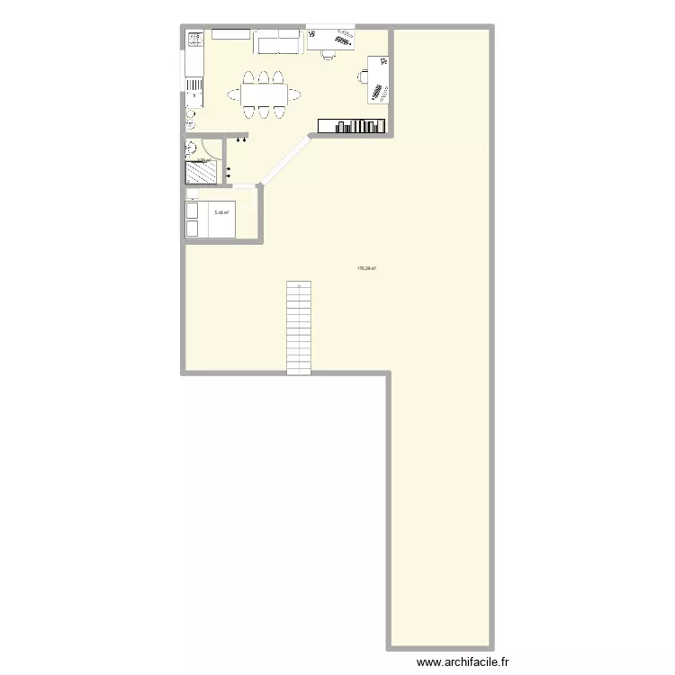 BUREAU GAEC. Plan de 3 et 184 m² BUREAU GAEC. Plan de 3 et 184 m²