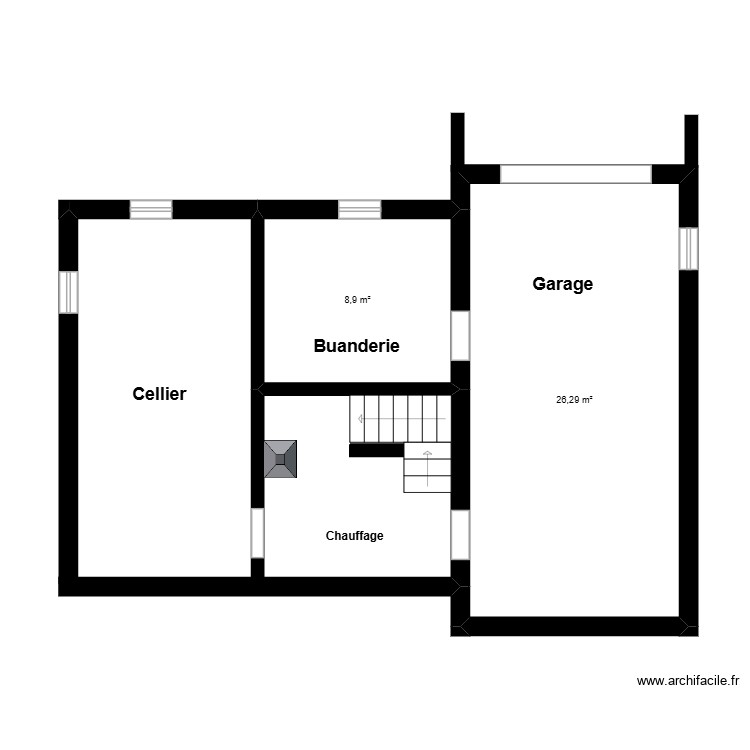 CAVES. Plan de 0 pièce et 0 m2