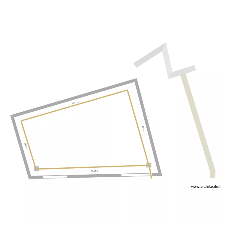 low-kam garage. Plan de 