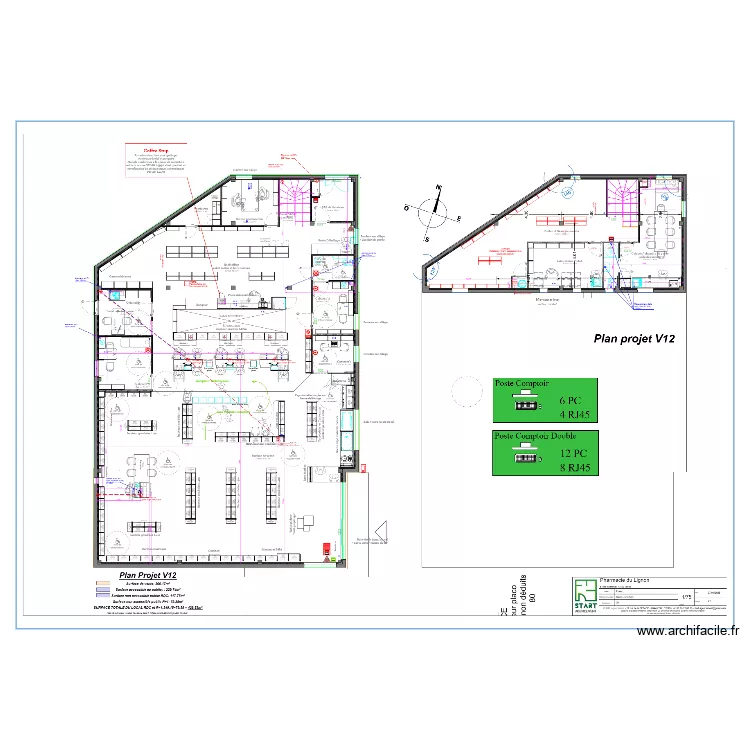 Pharmacie Tencoise Transfert. Plan de 