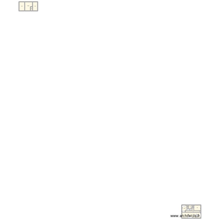 RDC. Plan de 12 pièces et 123 m2