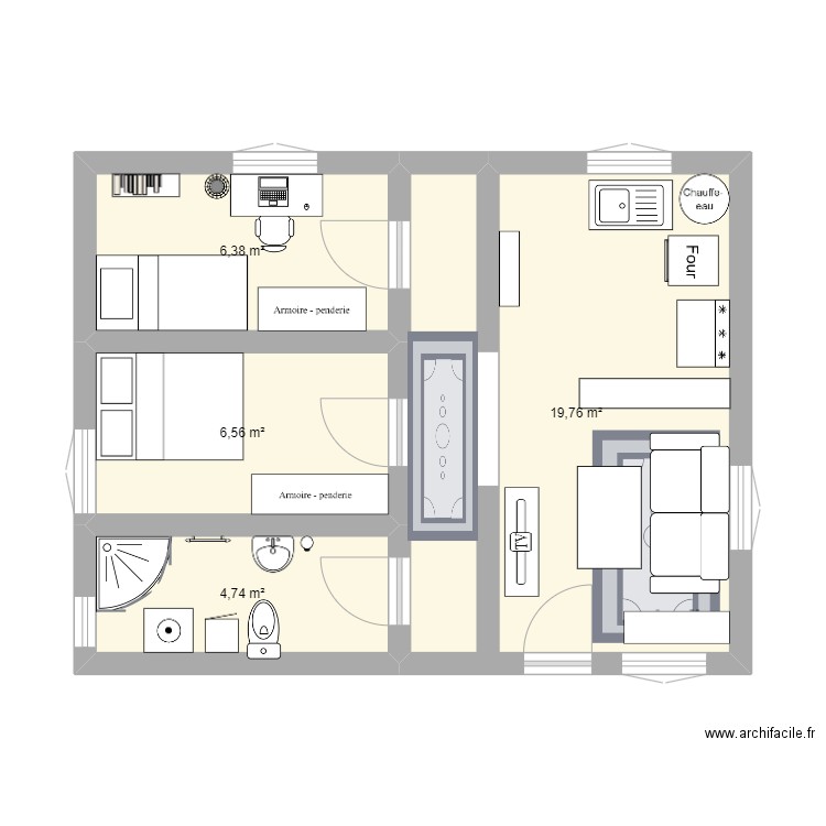 Maison Famille . Plan de 0 pièce et 0 m2