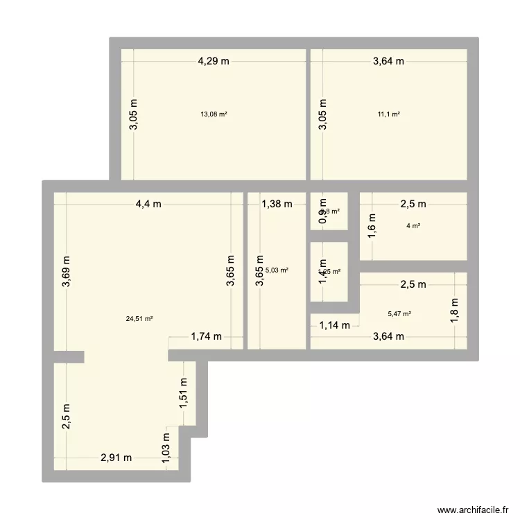 maison. Plan de 8 et 65 m² maison. Plan de 8 et 65 m²