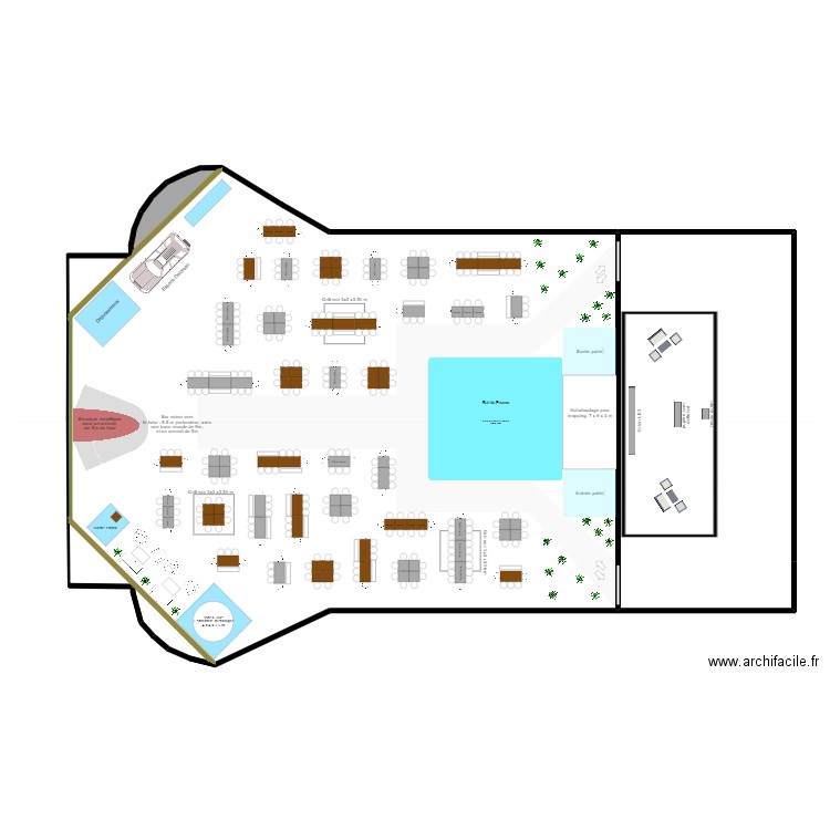 Suravenir. Plan de 5 pièces et 1556 m2