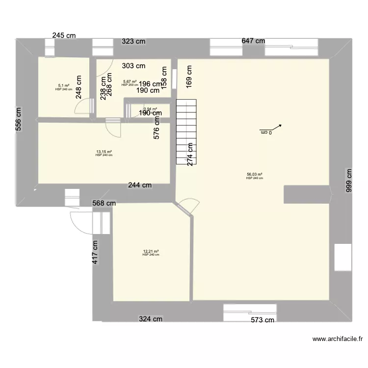 Hugo futur facade nord OK Septembre. Plan de 