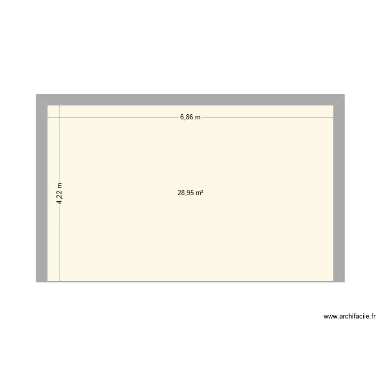 Maison Val-Revermont. Plan de 1 pièce et 29 m² Maison Val-Revermont. Plan de 1 pièce et 29 m²