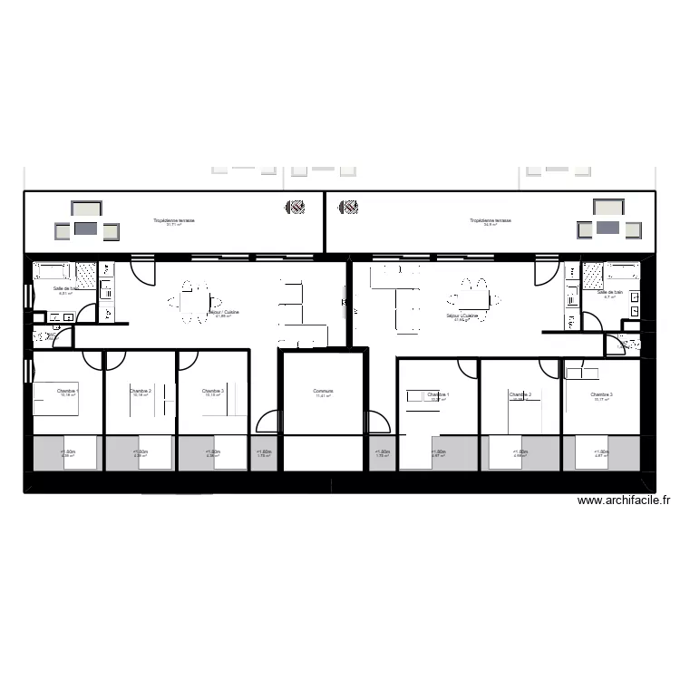 Montaugier - LOT 9. Plan de 46 et 665 m² Montaugier - LOT 9. Plan de 46 et 665 m²