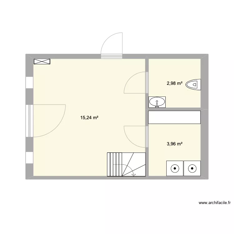 Entr&eacute;e St Paul. Plan de 