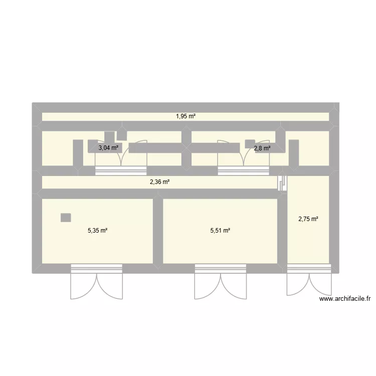 ntilapio bzv. Plan de 7  et 24 m²
