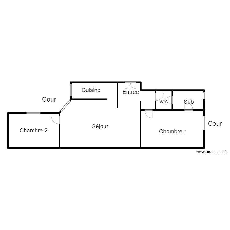 BLONDETT. Plan de 0 pièce et 0 m2