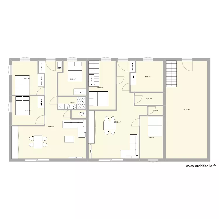 Immeuble de rapport. Plan de 