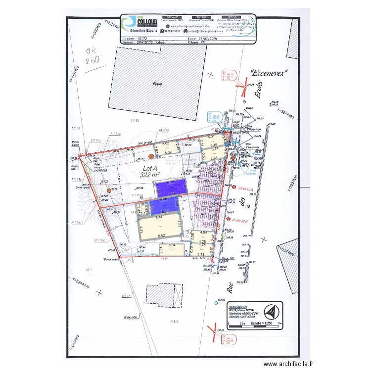 PARKING 12. Plan de 10 pièces et 156 m2
