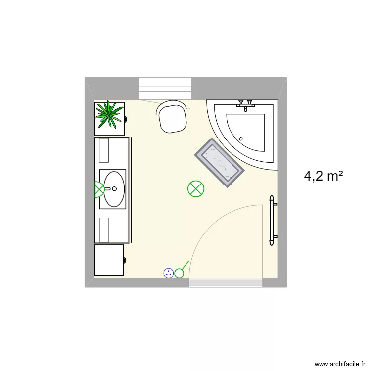 DUCHATEAU. Plan de 